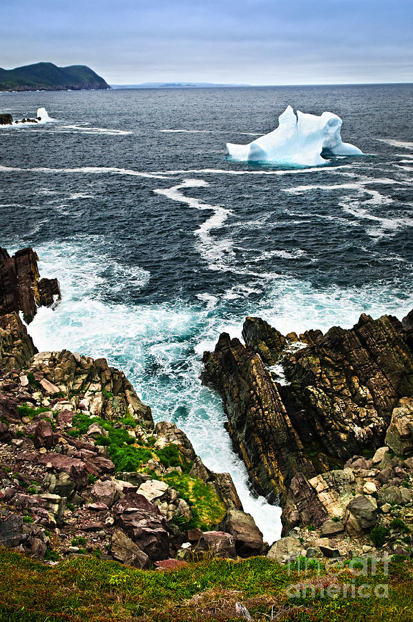 Winter Photograph - Melting iceberg 1 by Elena Elisseeva