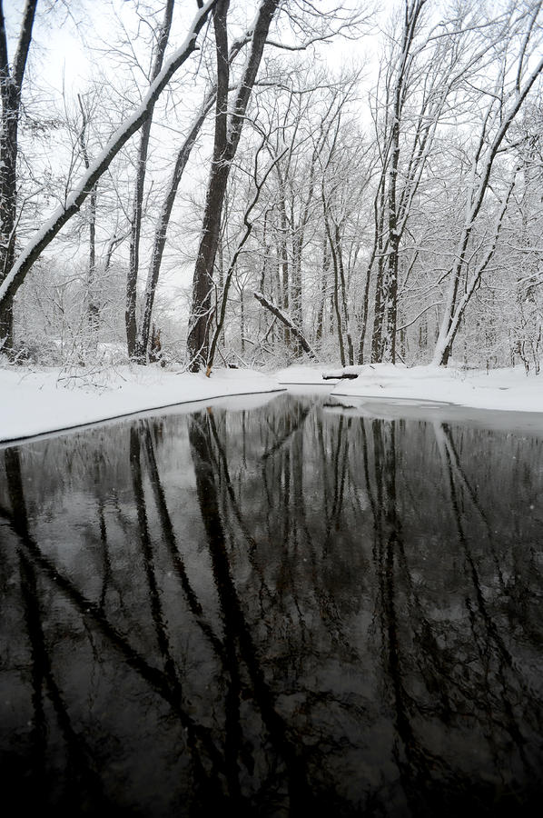 Winter Photograph - Millstone River #4 by Frank DiGiovanni