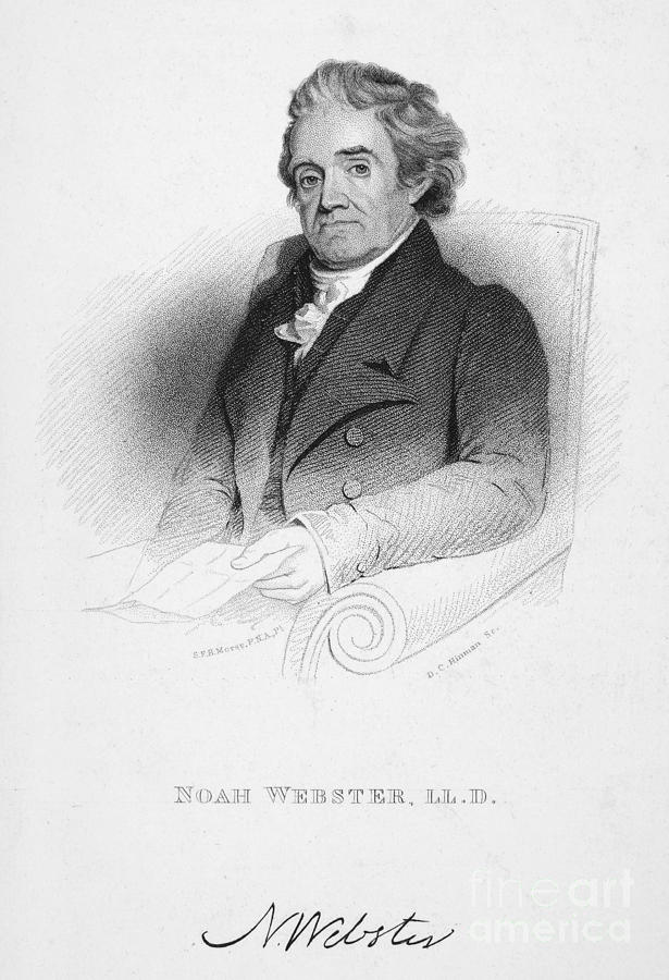 Noah Webster (17581843) Photograph by Granger