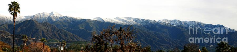 Ojai Valley With Snow Photograph by Henrik Lehnerer - Pixels