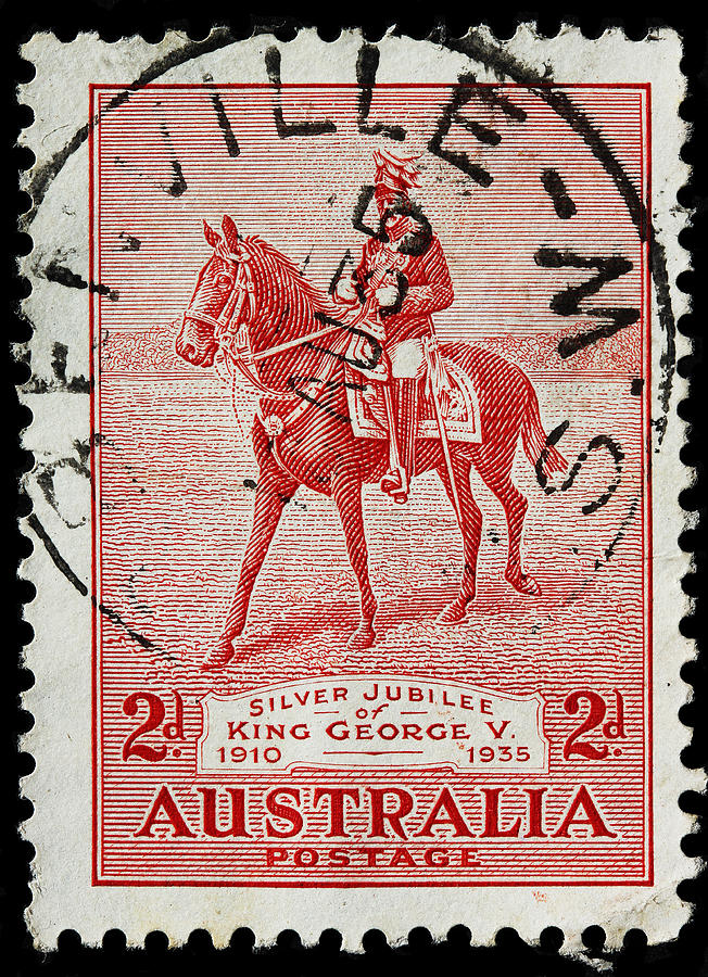old Australian postage stamp Photograph by James Hill | Fine Art America