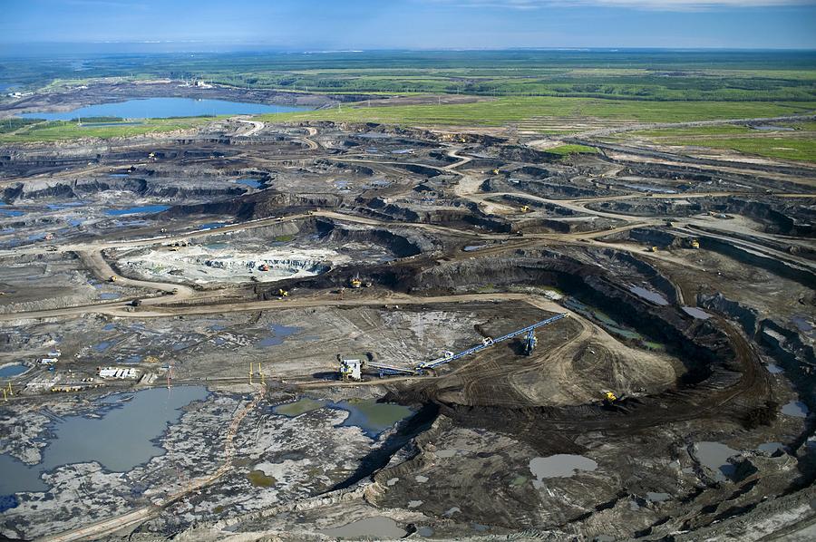 Opencast Mine, Athabasca Oil Sands Photograph by David Nunuk - Fine Art ...
