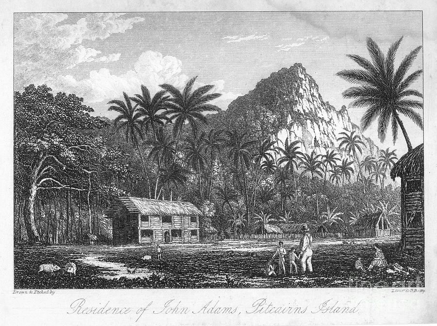 18th Century Photograph - Pitcairn Island #4 by Granger
