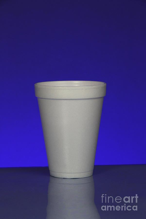 Polystyrene Cup #4 Photograph by Photo Researchers