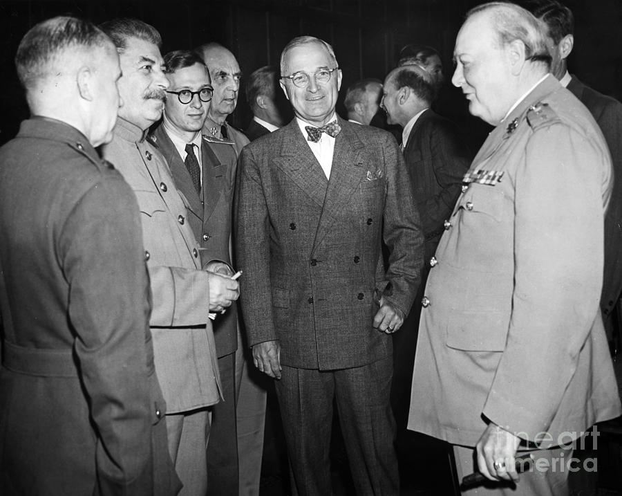 Potsdam Conference 1945 Photograph by Granger