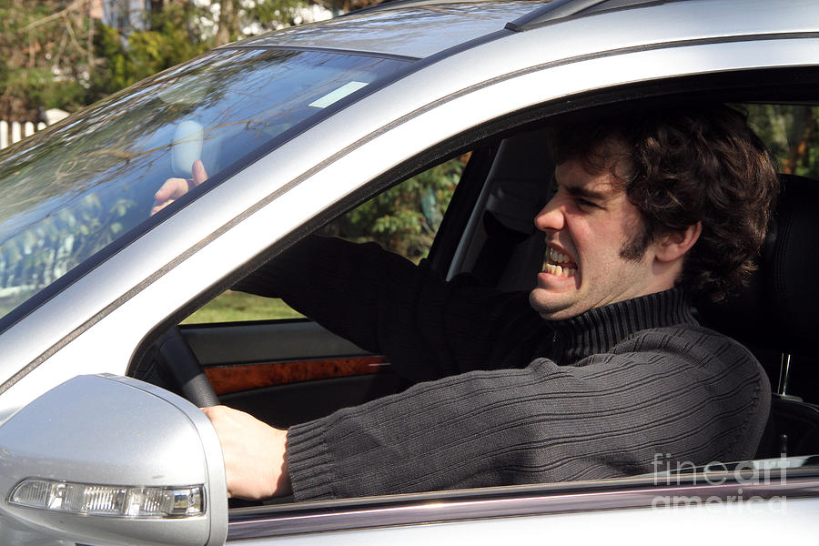Road Rage #4 Photograph by Photo Researchers