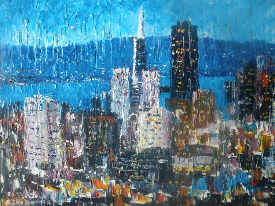 San Francisco Painting by Shokoor Khusrawy - Fine Art America