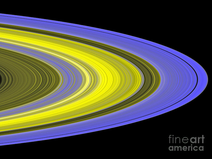 Saturns Rings #4 Photograph by Nasa