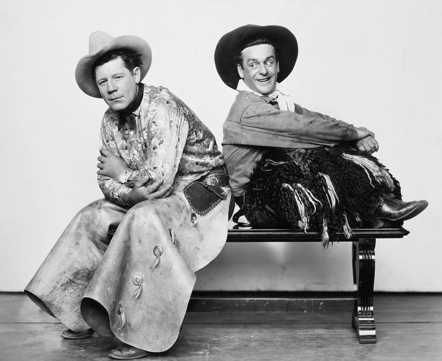 Actor Photograph - Silent Film Still: Cowboys #4 by Granger