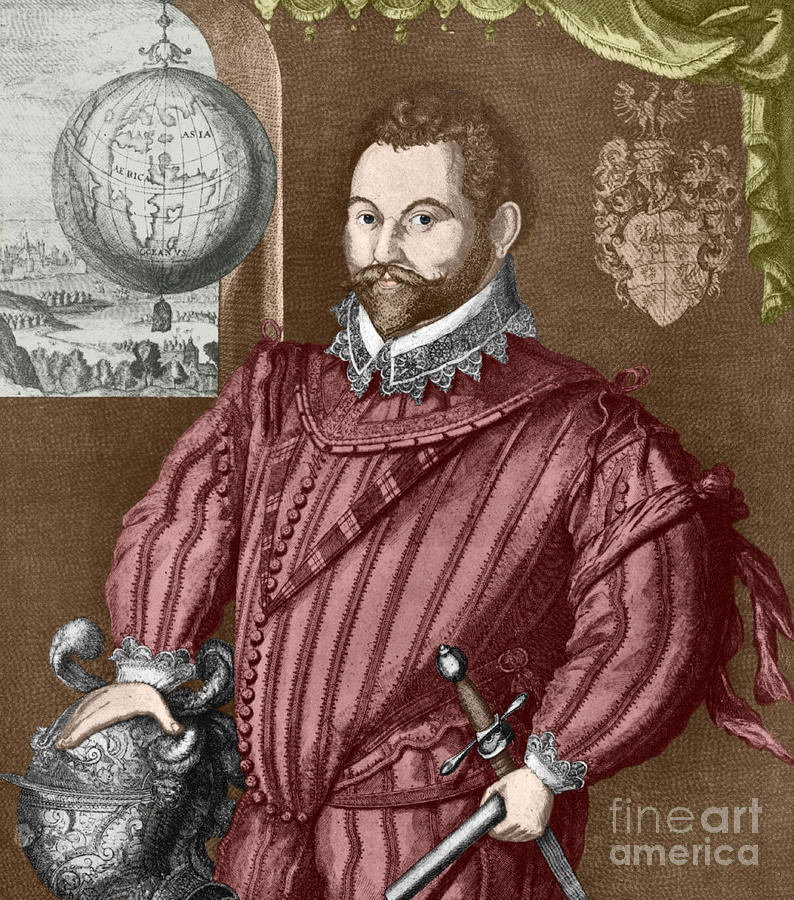 Sir Francis Drake, English Explorer #4 Photograph by Photo Researchers, Inc.