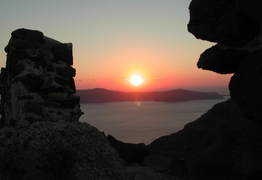 Sunset Santorini Greece #4 Photograph by Colette V Hera Guggenheim
