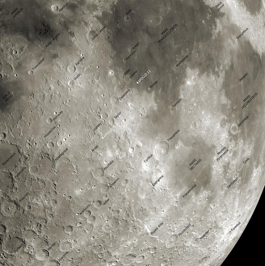 The Moon From Space, Artwork #4 Photograph by Detlev Van Ravenswaay