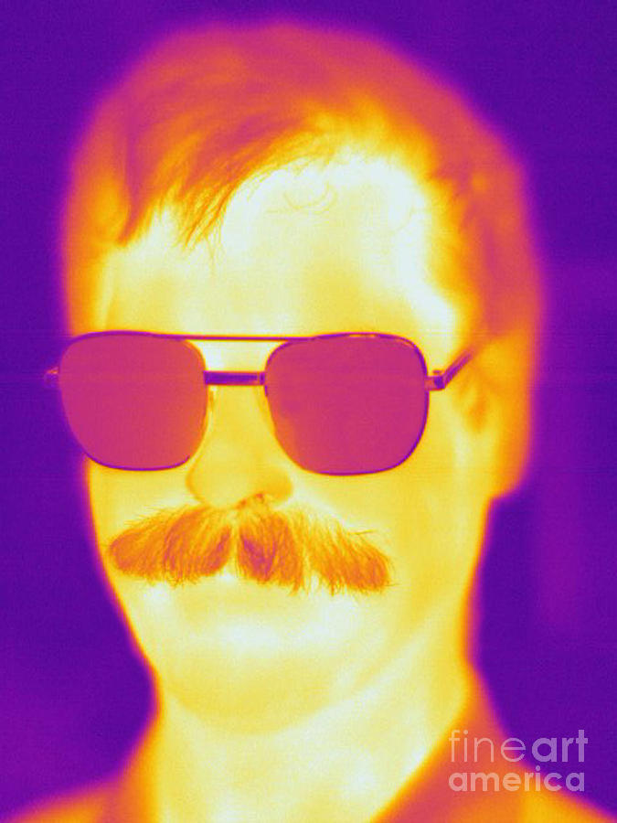 Thermogram Of A Man #4  by Ted Kinsman