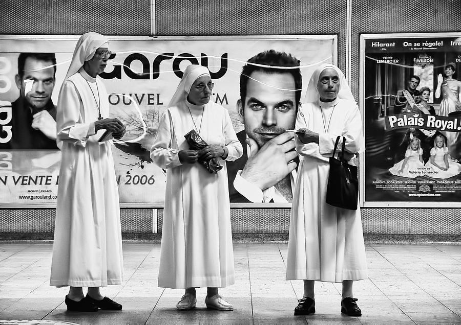 Three Nuns #4 Photograph by Robert Knight