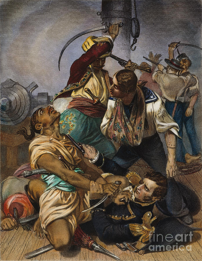 Tripolitan War, 1804 #6 Drawing by Granger