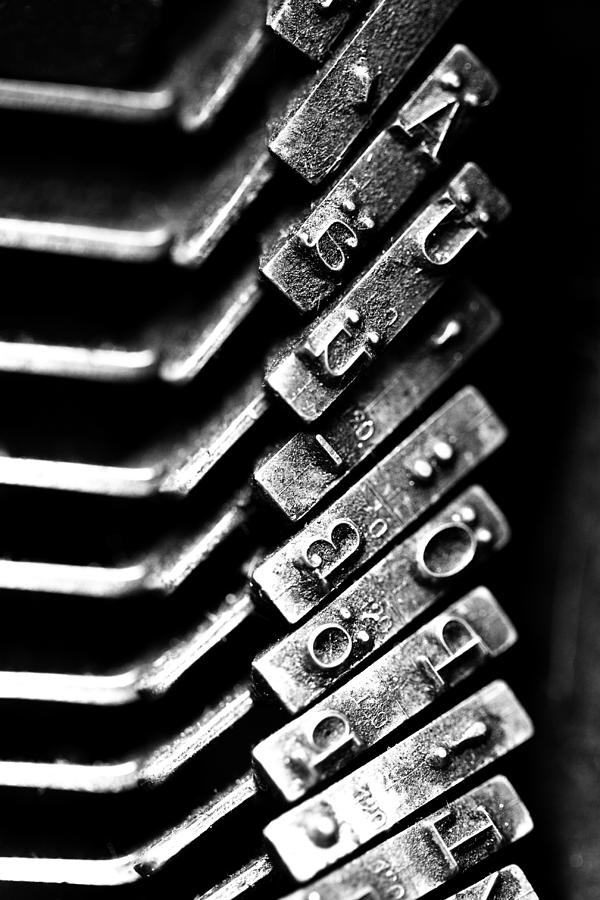 Key Photograph - Typewriter keys #4 by Falko Follert