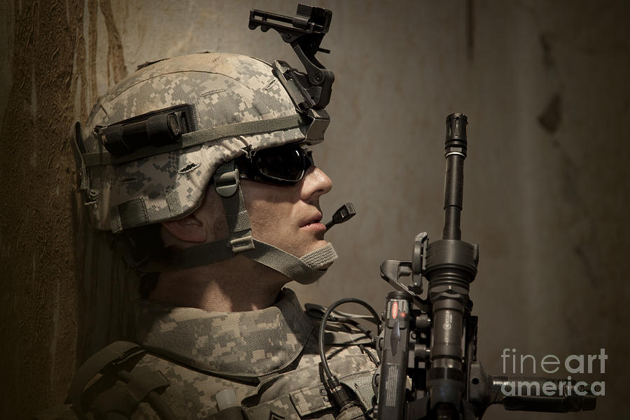 U.s. Army Ranger In Afghanistan Combat #4 Photograph by Tom Weber