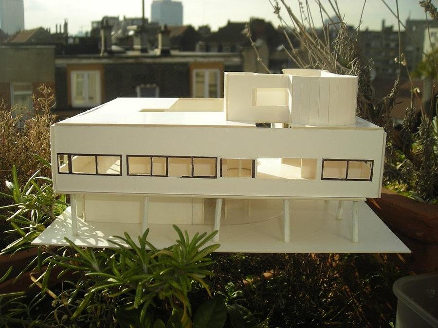 Villa Savoye by Le Corbusier Mixed Media by Laurence Marie - Fine Art ...