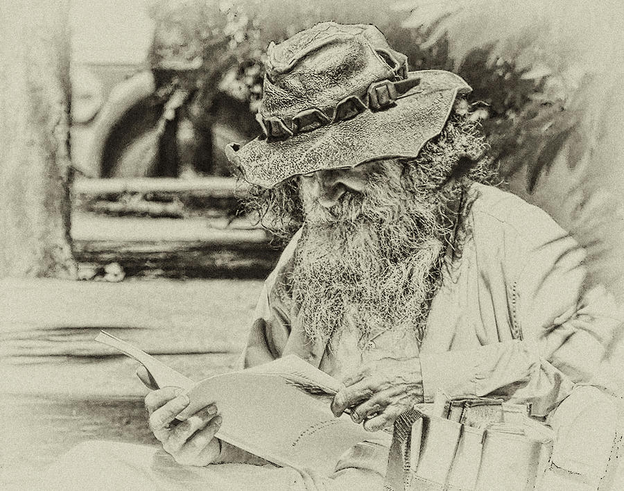 Walt Reading #4 Photograph by Robert Knight