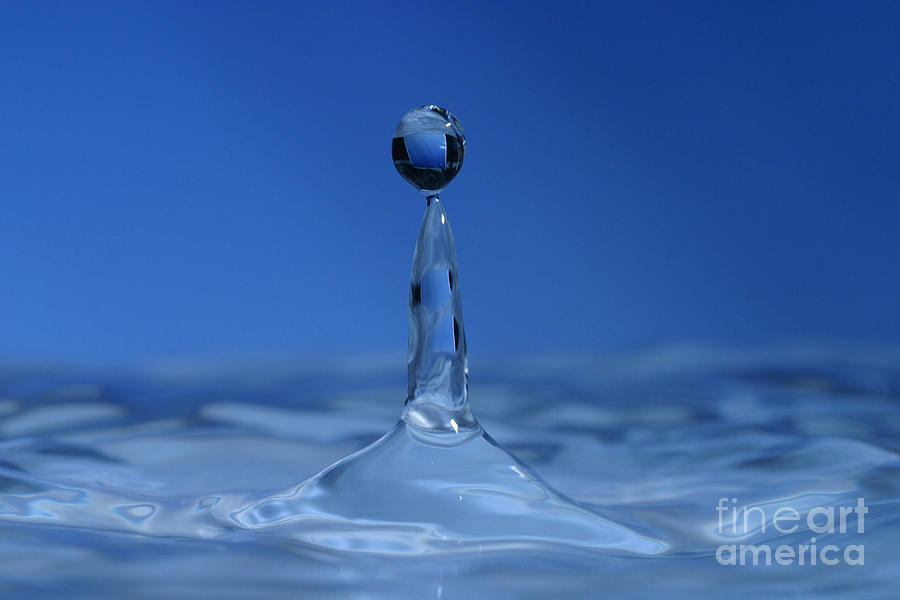 Water Droplet #4  by Ted Kinsman