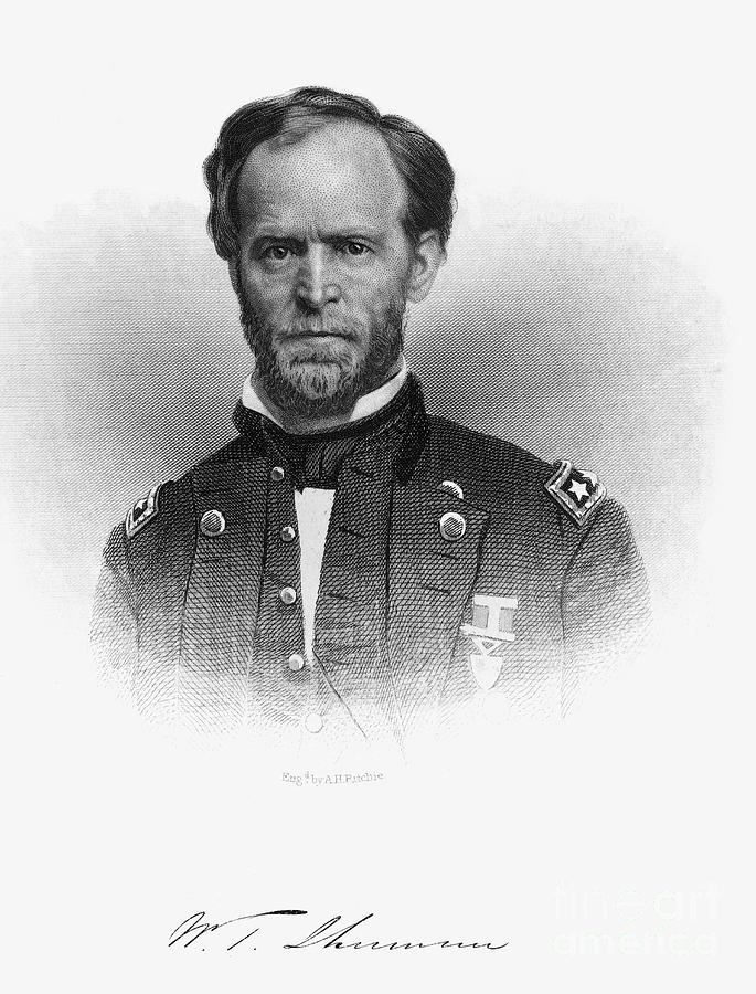 William Tecumseh Sherman #4 Photograph by Granger