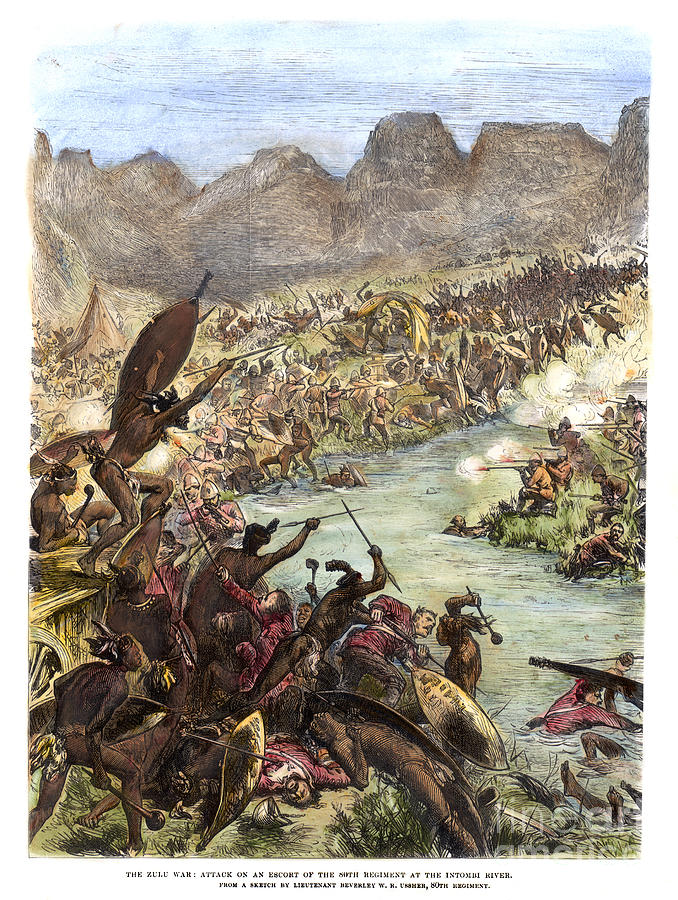 Zulu War, 1879 Photograph by Granger