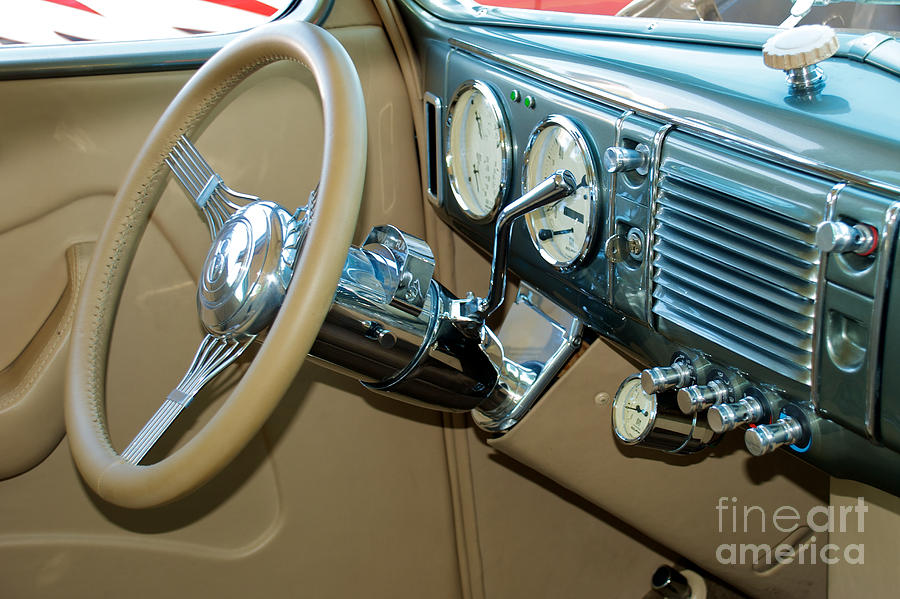 40 Ford Coupe Dash Photograph by Mark Dodd - Fine Art America