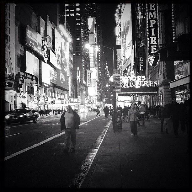New York City Photograph - 42nd Street At Night. #newyorkcity #nyc by Bonnie Natko