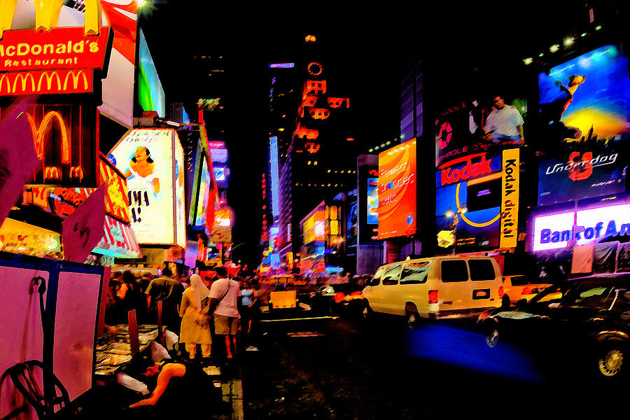 New York City Photograph - 42nd. Street by Dave Hahn