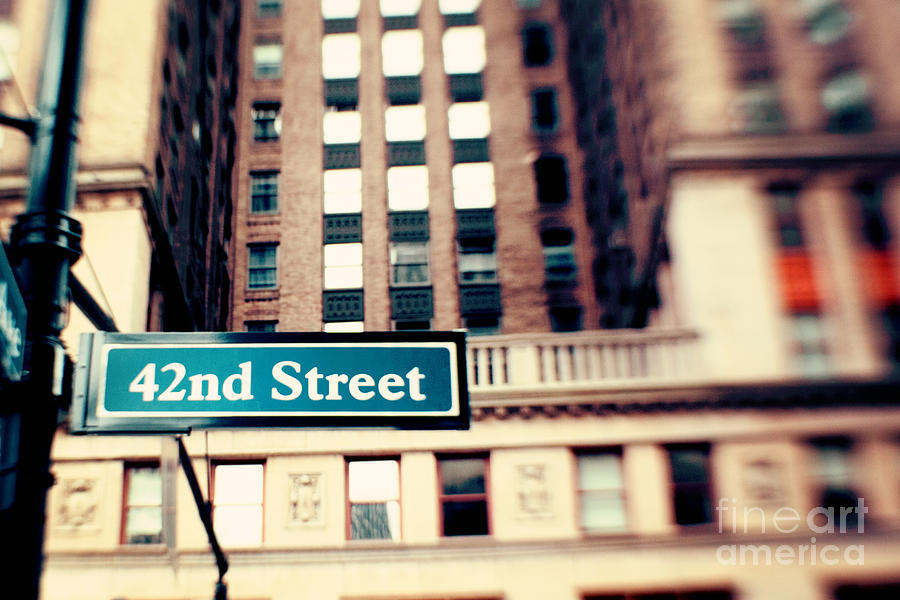 New York City Photograph - 42nd Street by Kim Fearheiley