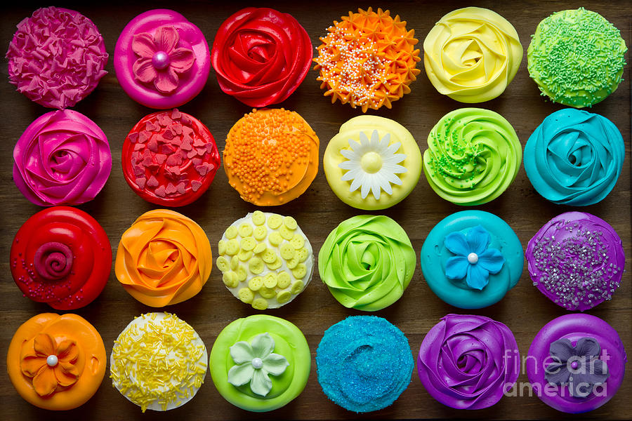 Cake Photograph - Cupcakes #45 by Ruth Black