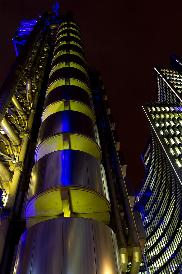 Lloyd's Building London Photograph by David Pyatt