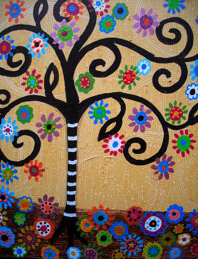Tree Of Life #46 Painting by Pristine Cartera Turkus