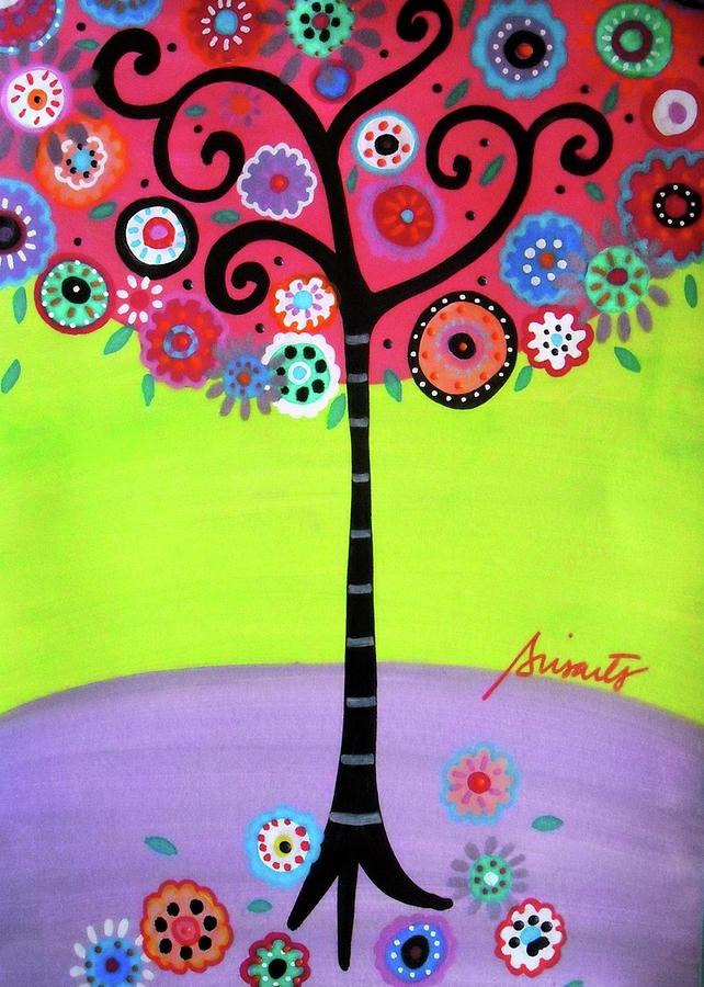 Tree Of Life #49 Painting by Pristine Cartera Turkus