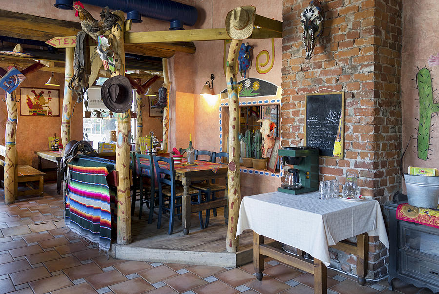 A Tex Mex Restaurant In The Town Photograph by Jaak Nilson