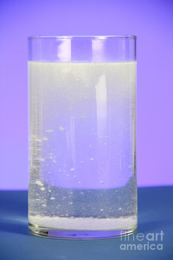 Alka-seltzer Dissolving In Water #5 Photograph by Photo Researchers, Inc.