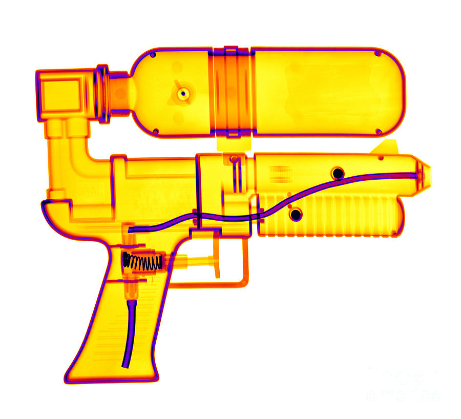 An X-ray Of A Squirt Gun #5 Photograph by Ted Kinsman