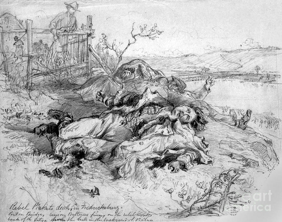 1862 Photograph - Battle Of Fredericksburg #5 by Granger