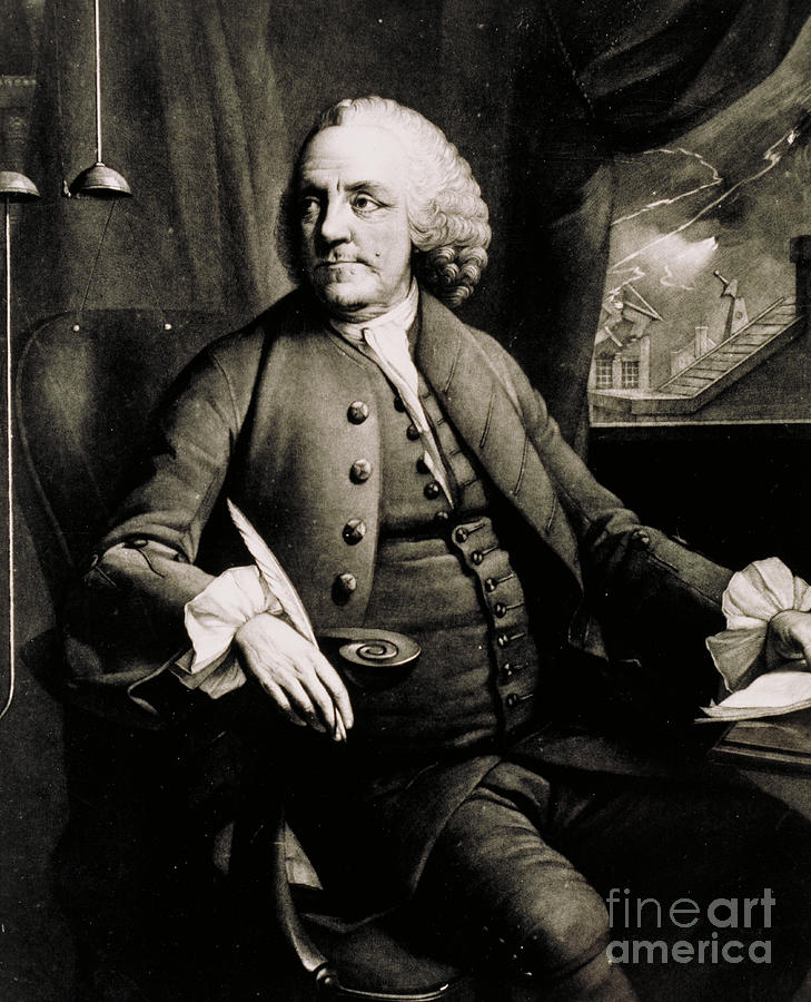 Benjamin Franklin Photograph - Benjamin Franklin, American Polymath #5 by Science Source