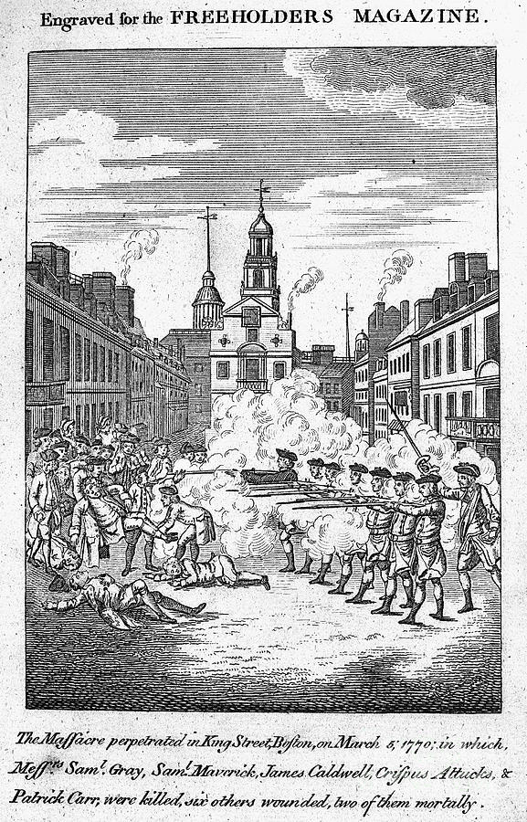 Boston Photograph - Boston Massacre, 1770 #5 by Granger