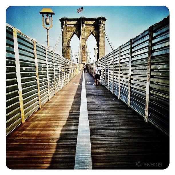 Architecture Photograph - Brooklyn Bridge #5 by Natasha Marco