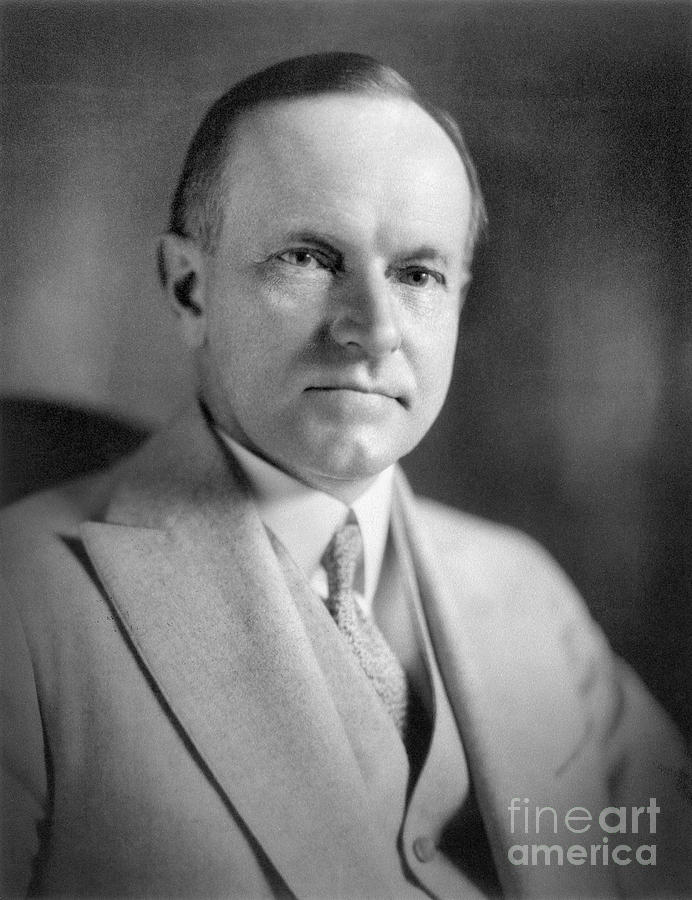 Portrait Photograph - Calvin Coolidge (1872-1933) #5 by Granger