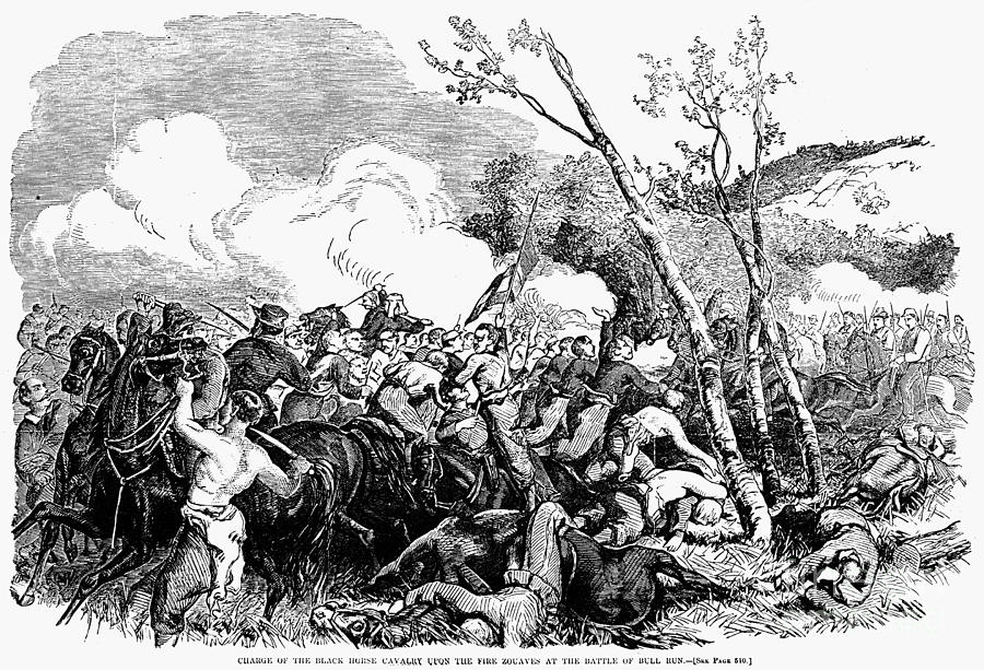 Horse Photograph - Civil War: Bull Run, 1861 #5 by Granger