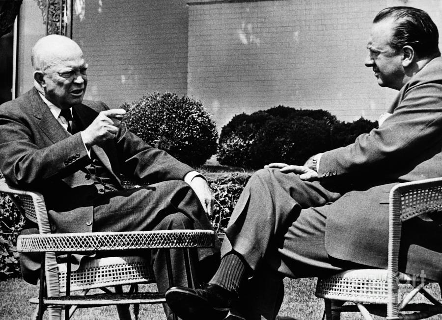 1961 Photograph - Dwight D. Eisenhower #4 by Granger