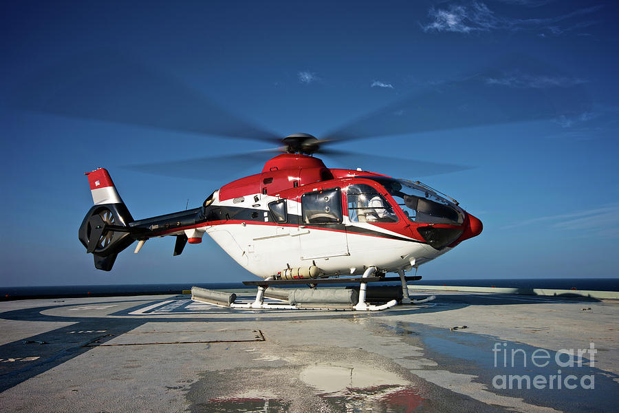 Eurocopter Ec135 Utility Helicopter Photograph by Terry Moore Fine