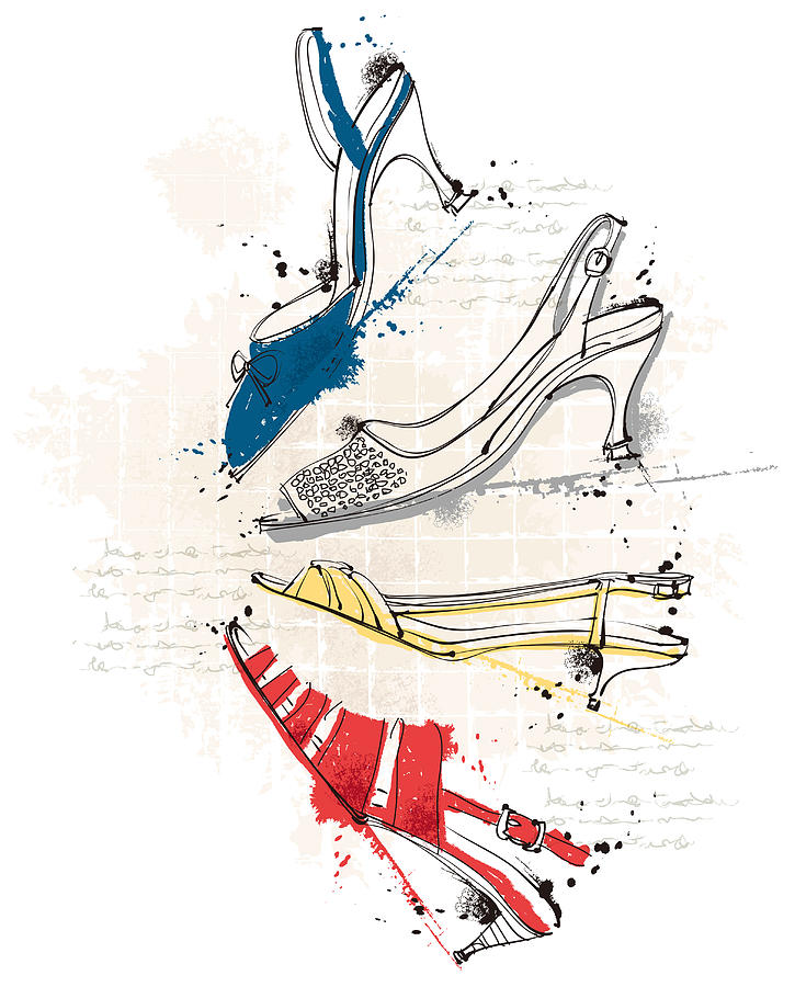Feminine Shoes #5 Digital Art by Eastnine Inc.