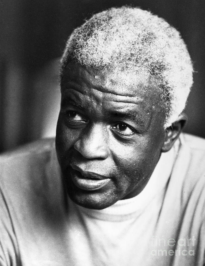 Jackie Robinson (1919-1972) #5 Photograph by Granger