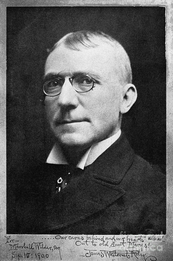 James Whitcomb Riley #5 Photograph by Granger