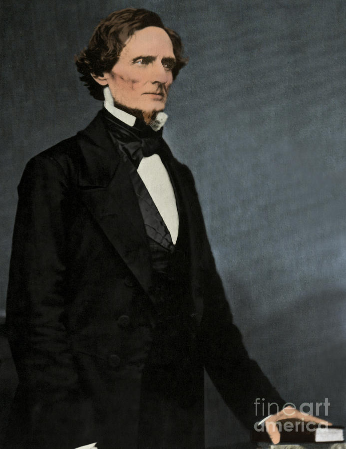Jefferson Davis, President #5 Photograph by Photo Researchers