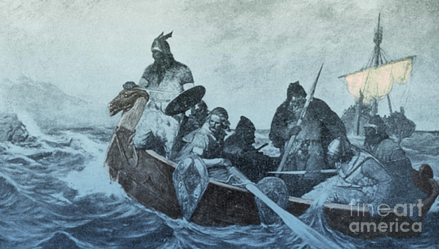 Boat Photograph - Leif Ericson, Norse Explorer #5 by Photo Researchers
